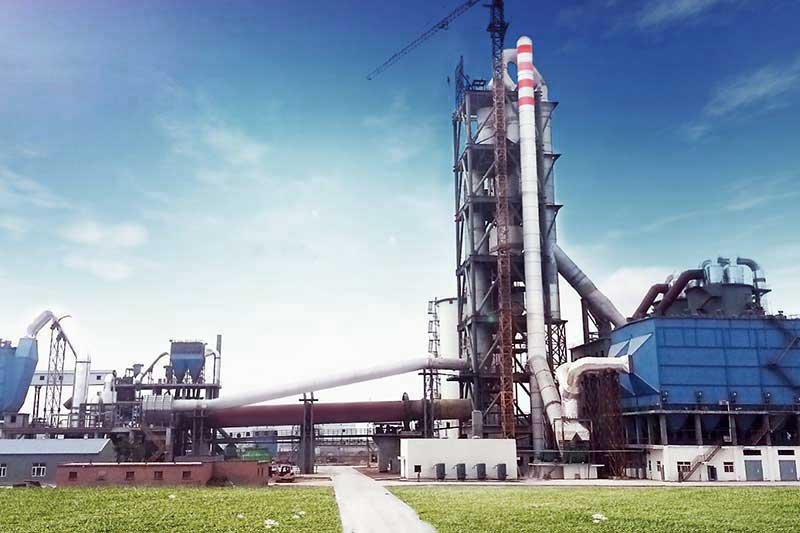 The cement plant for quick setting cement production